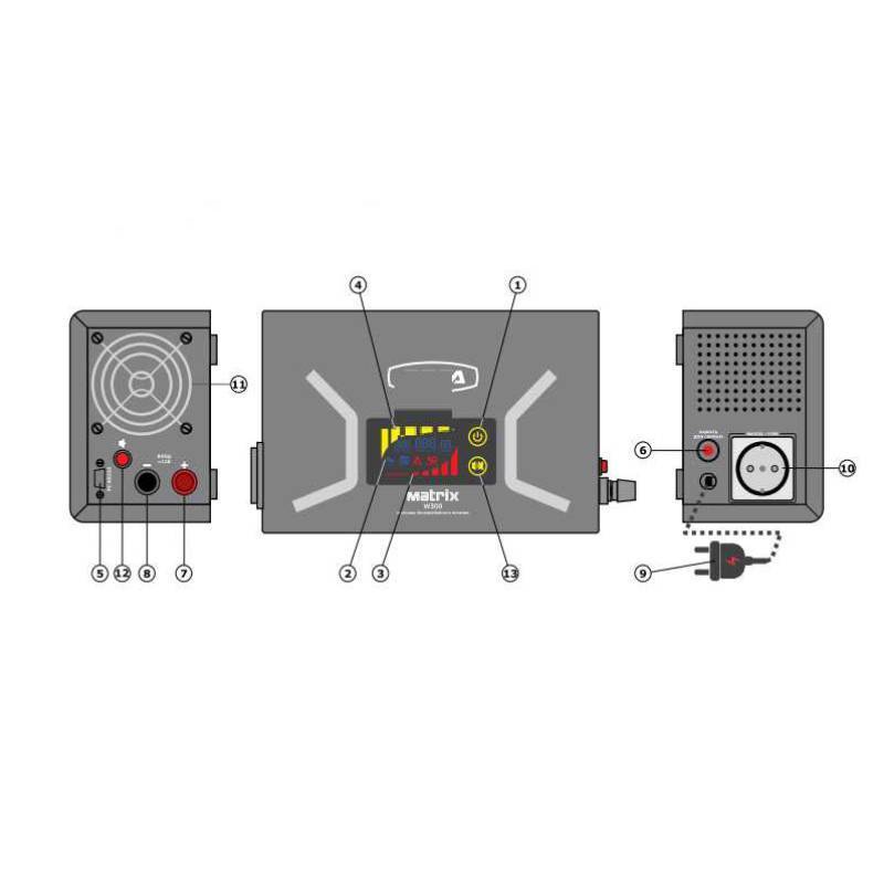 Источник бесперебойного питания ZOTA Matrix WT500 500 Вт 12 В УТ000007957