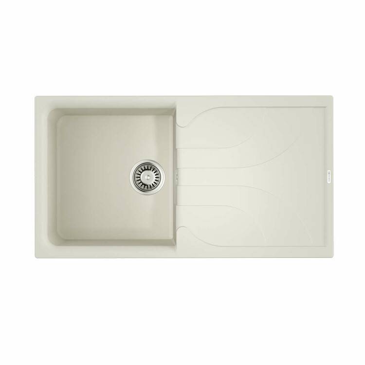 Кухонная мойка OMOIKIRI Yasugata 100-2 1000x500 мм белый 2 отверстия 4993847