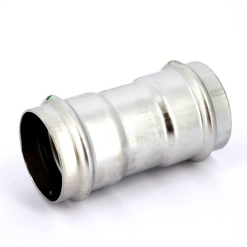 Тройник пресс Sanpress Inox Viega нержавеющая сталь 54х1/2х54 мм ВР 437237