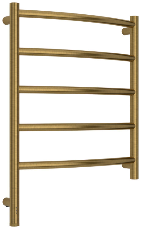 Полотенцесушитель электрический Сунержа Галант 3.1 723x532 мм МЭМ нижнее слева латунь состаренная 05160006050