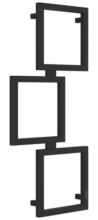 Полотенцесушитель электрический Сунержа Этюд ES 490x1050 мм правый черный матовый 31-0847-1050