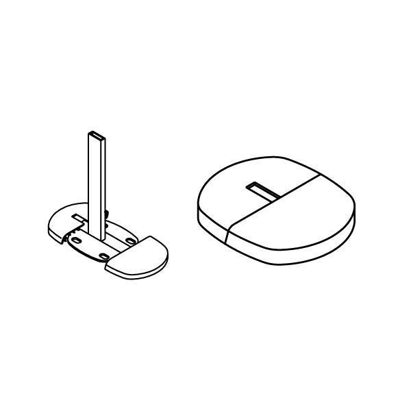 Заглушка для монтажа на готовом полу Zehnder белая RAL 9016 ZB00290001