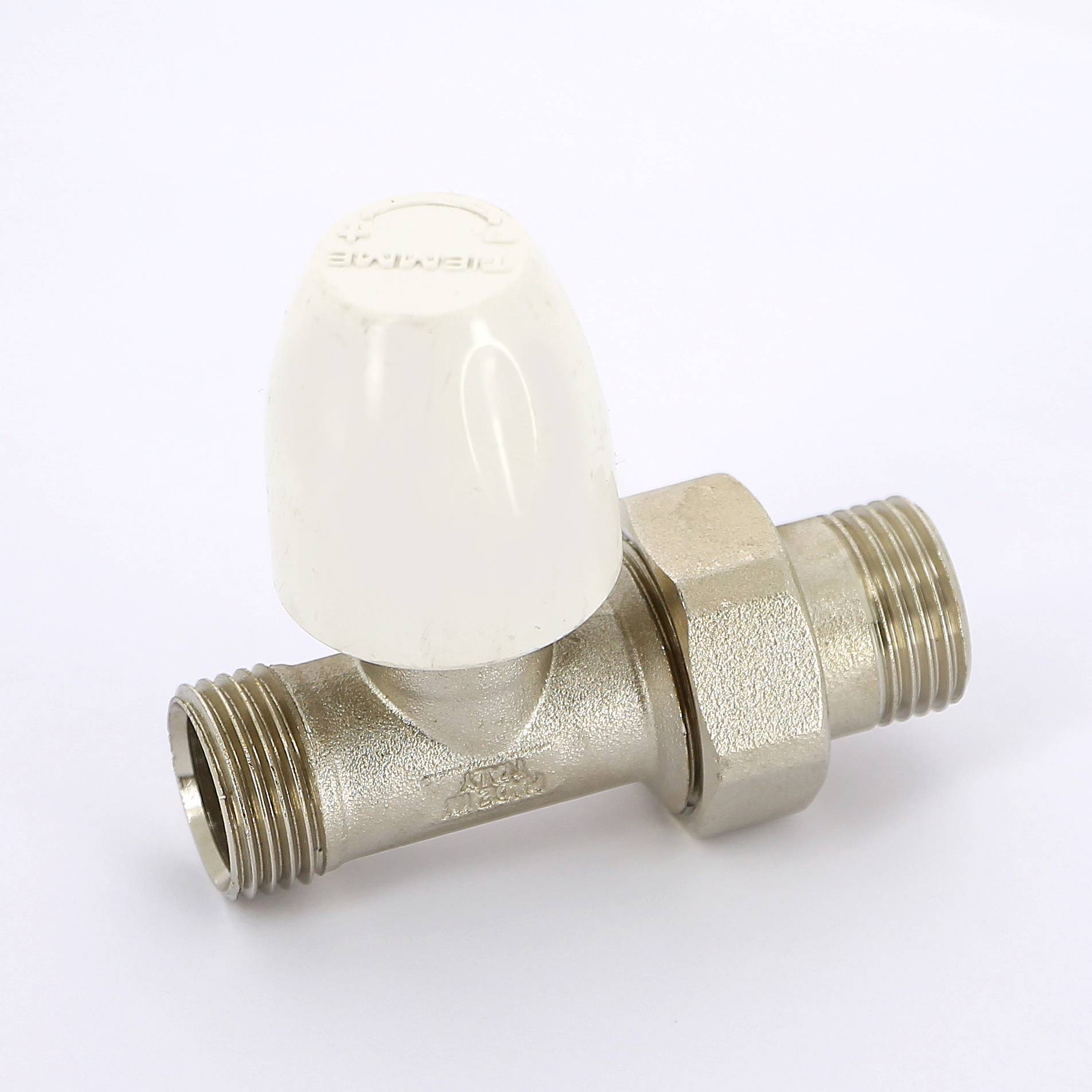 Вентиль радиаторный ручной прямой TIEMME 1/2х1/2 EK 3320028