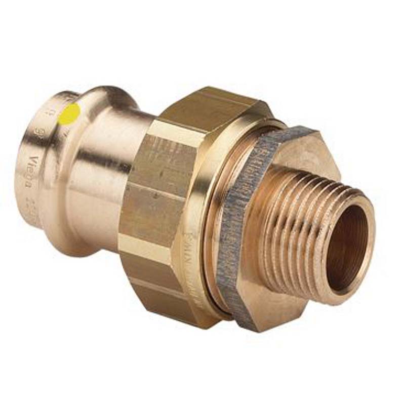 Муфта разъемная Viega Profipress G 28x1 пресс-НР бронза 379421