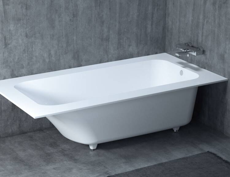 Ванна Salini Orlando Vasta 1900x1000x600 мм S-Stone белый матовый 102024M