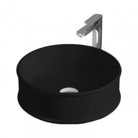 Раковина накладная Artceram Atelier 440х440х150 мм черный матовый ATL0011700