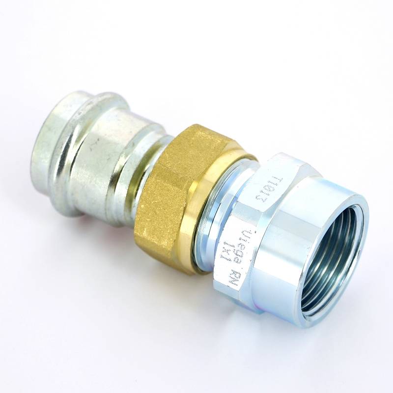 Муфта пресс с накидной гайкой Viega Prestabo 28x1 оцинкованная сталь 643485