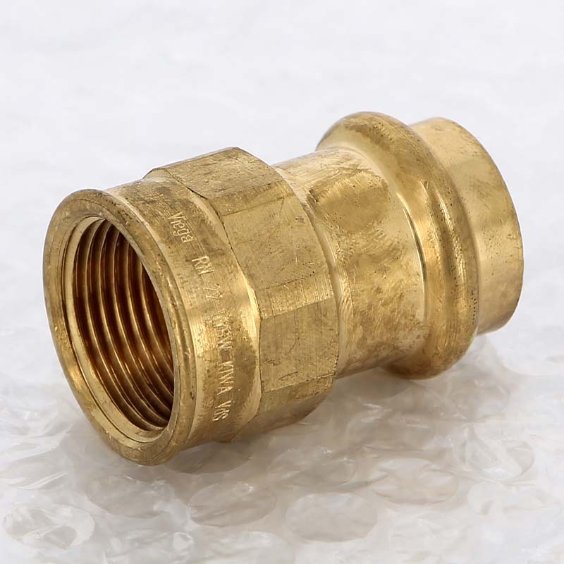 Муфта переходная пресс-В Viega Profipress G бронза 22х3/4 346423