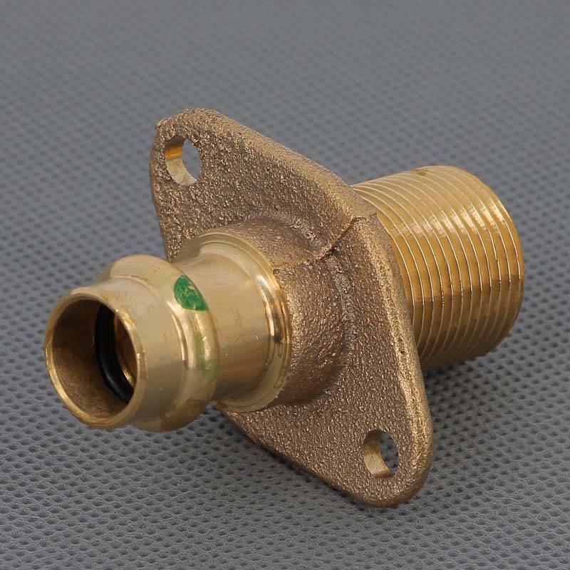 Водорозетка пресс-В с контргайкой 3/4 Viega Sanpress 15x1/2 325060