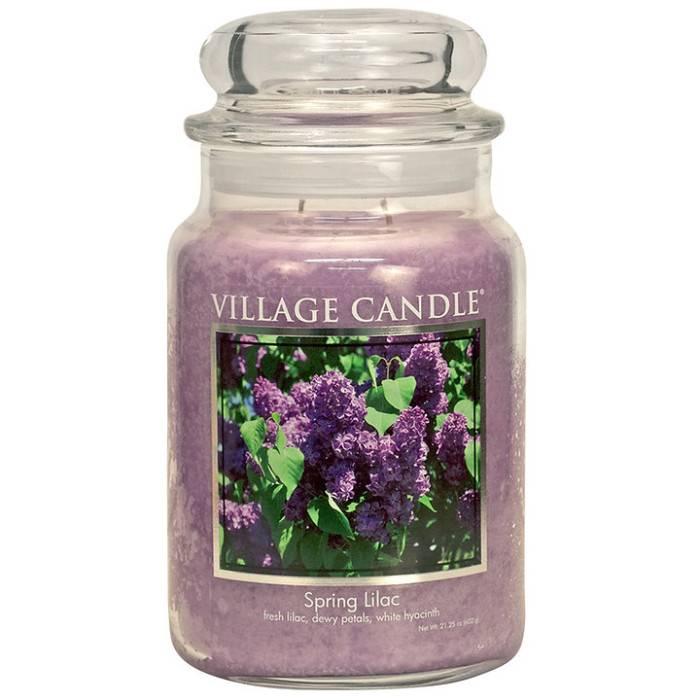 Ароматическая свеча Village Candle Spring Lilac Весенняя сирень 602 г 10146