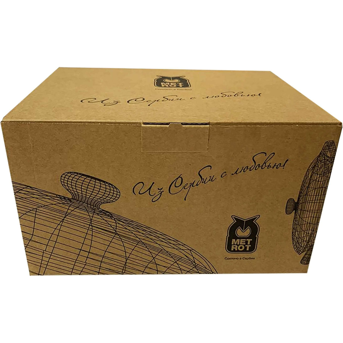 Кастрюля эмалированная Metrot Лимоны 5.4 л 7392