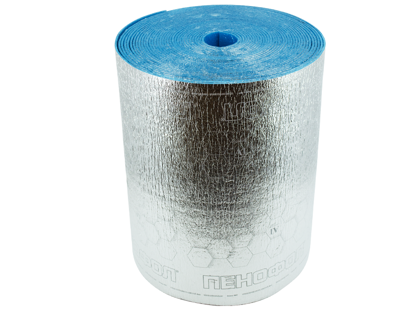 Теплоизоляция рулонная ПЕНОФОЛ 2000 тип C 10 мм 0.6x15 м НС-1421830