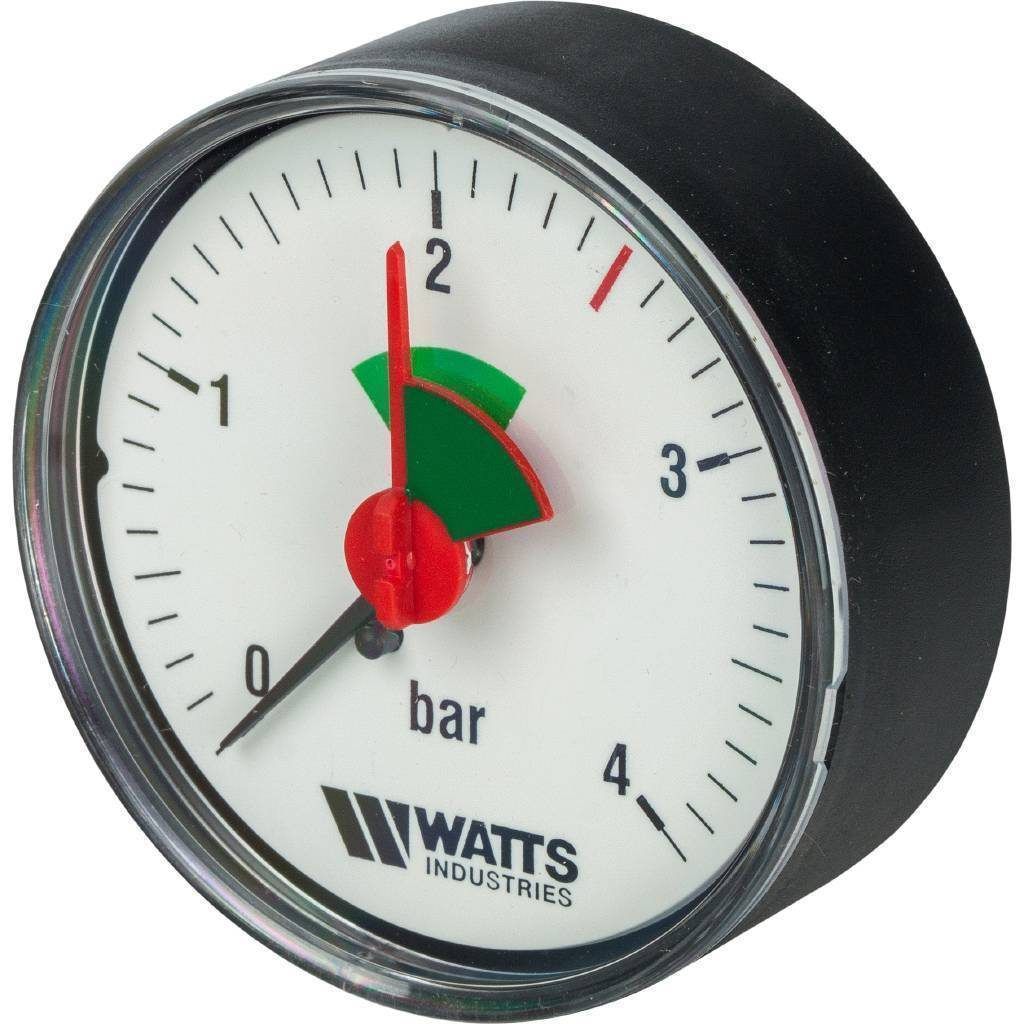 Манометр аксиальный Watts F+R101 63 мм 4 бар 1/4 10008090