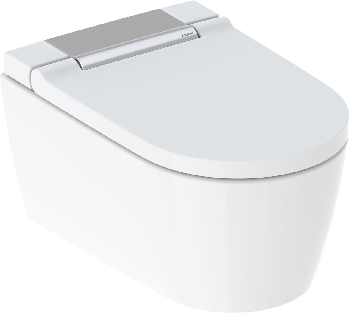 Унитаз-биде подвесной Geberit AquaClean Sela глянцевый хром 146.224.21.1