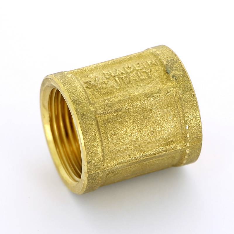 Муфта латунная Tiemme 3/4 дюйма ВР-ВР 1500047