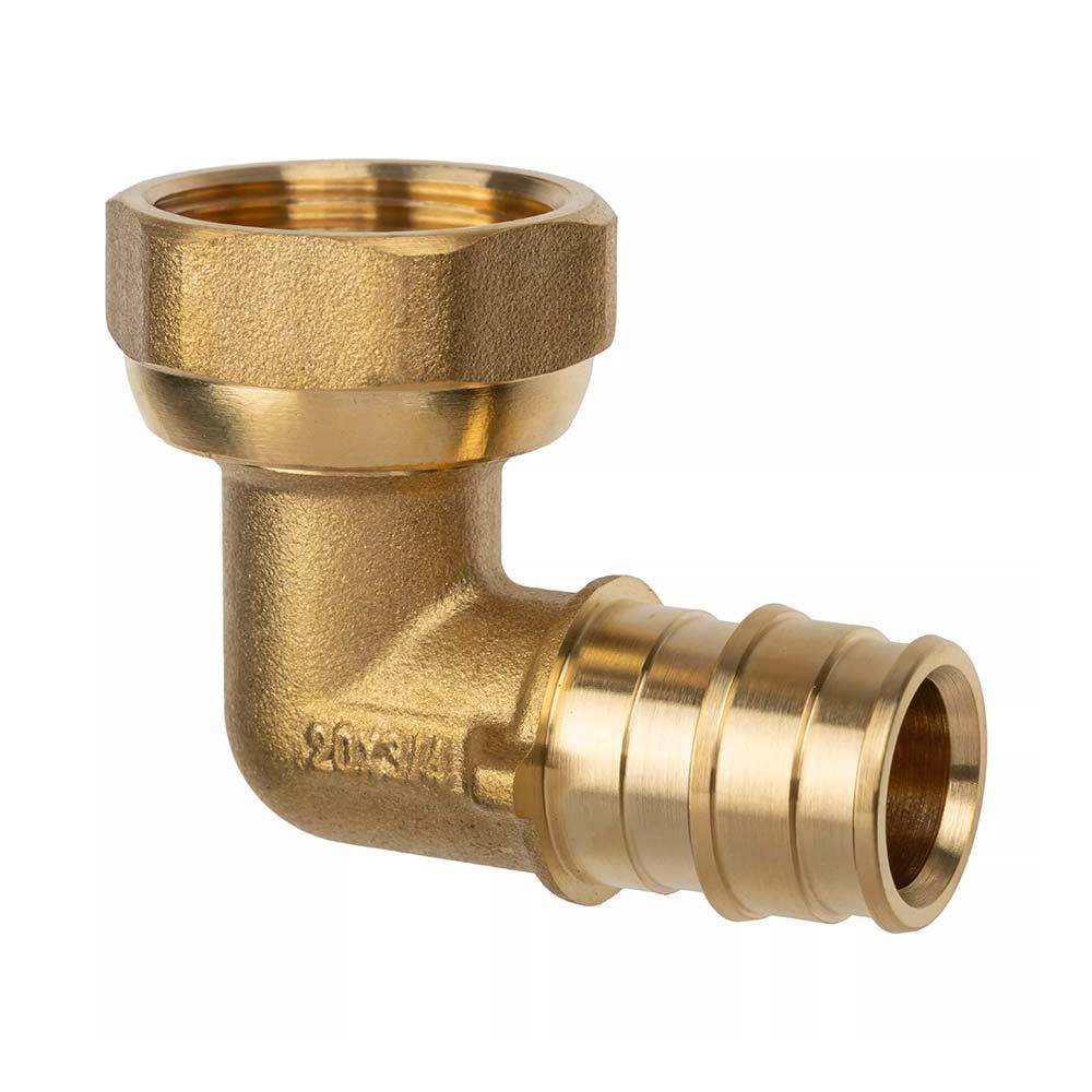 Угольник латунный Usystems с накидной гайкой 25-G3/4 1135781