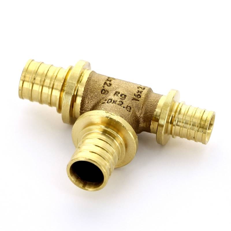 Тройник надвижной REHAU RAUTITAN RX 20х20х16 мм бронза 1377739