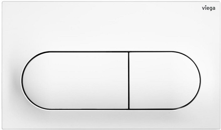 Панель смыва для унитазов Viega Prevista Visign for Life 6 пластик альпийский белый 8602.1 773762