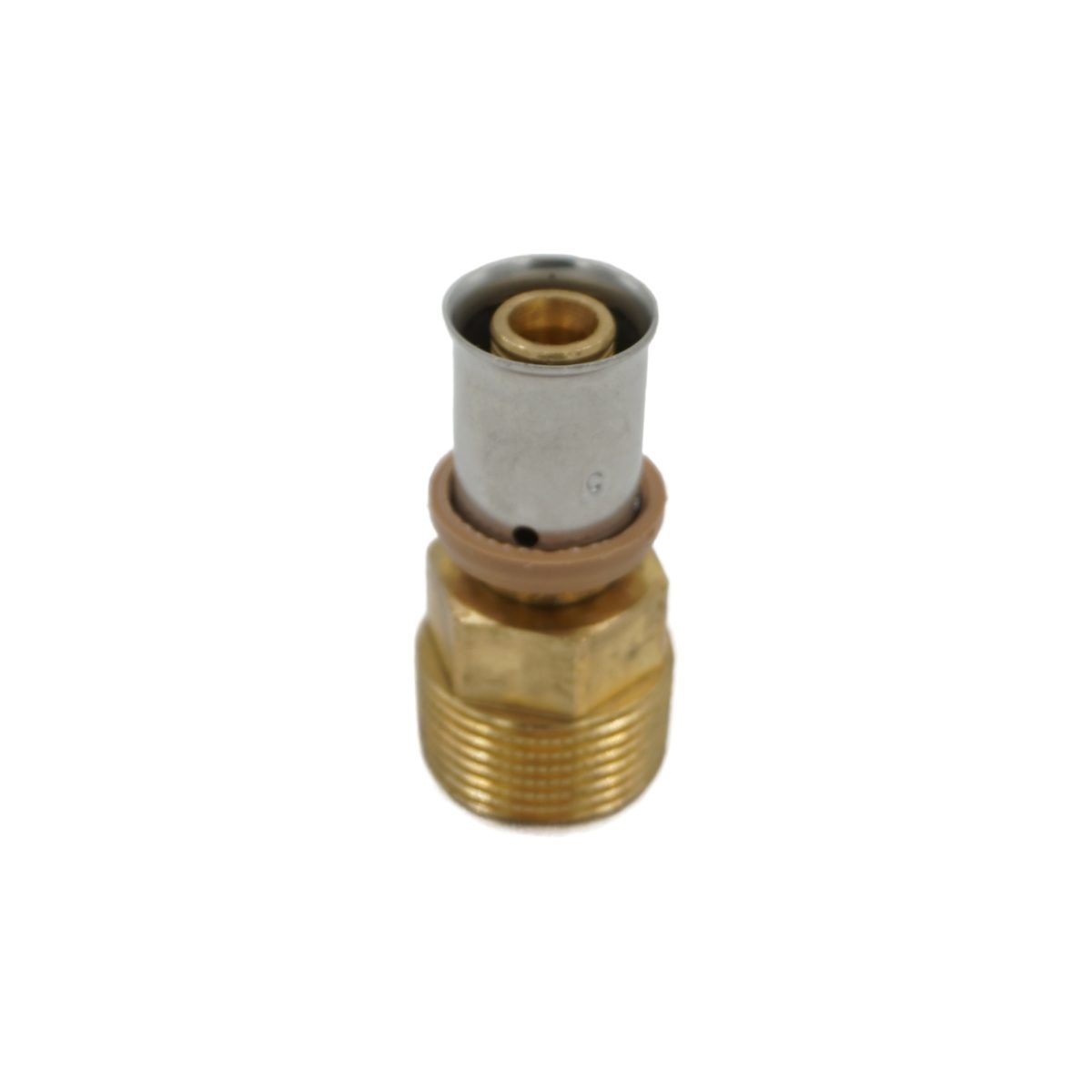 Ниппель SANHA 3fit-Press 16x2.0 мм - 3/4 НР 125243G1634