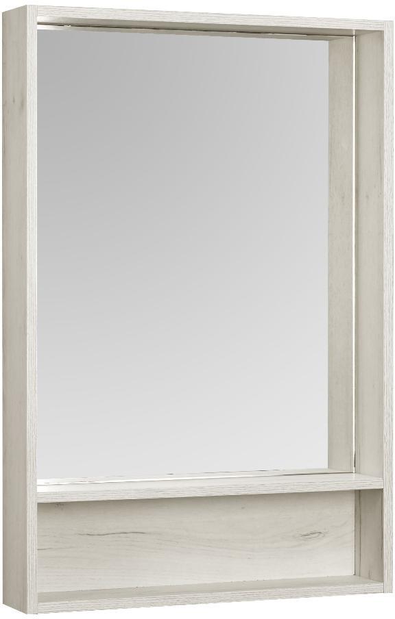 Зеркальный шкаф AQUATON Флай 60 дуб крафт/белый 1A237602FA860