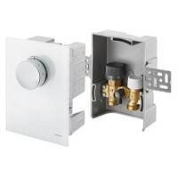 Набор терморегулятора Oventrop Unibox T-RTL 7-28 °C / 10-40 °C белое стекло 1022770