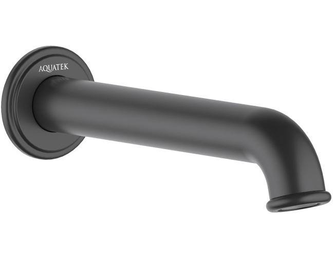 Излив для ванны Aquanet Классик 182 мм матовый черный AQ1541MB