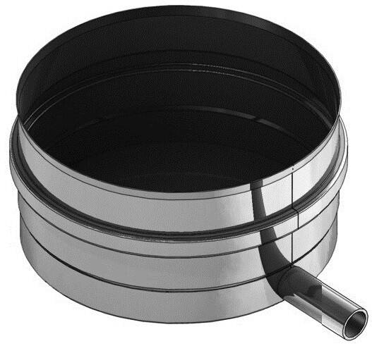 Сборник конденсата Jeremias EW-FU 150 мм с муфтой 1/2 и заглушкой FU01A150