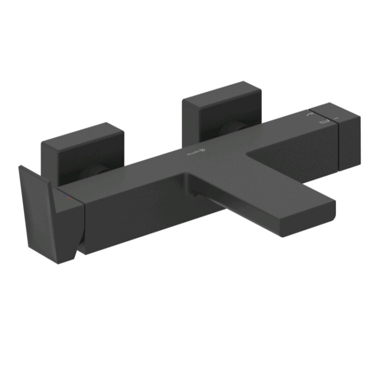 Смеситель для ванны и душа Kludi DECUS черный матовый 546913975