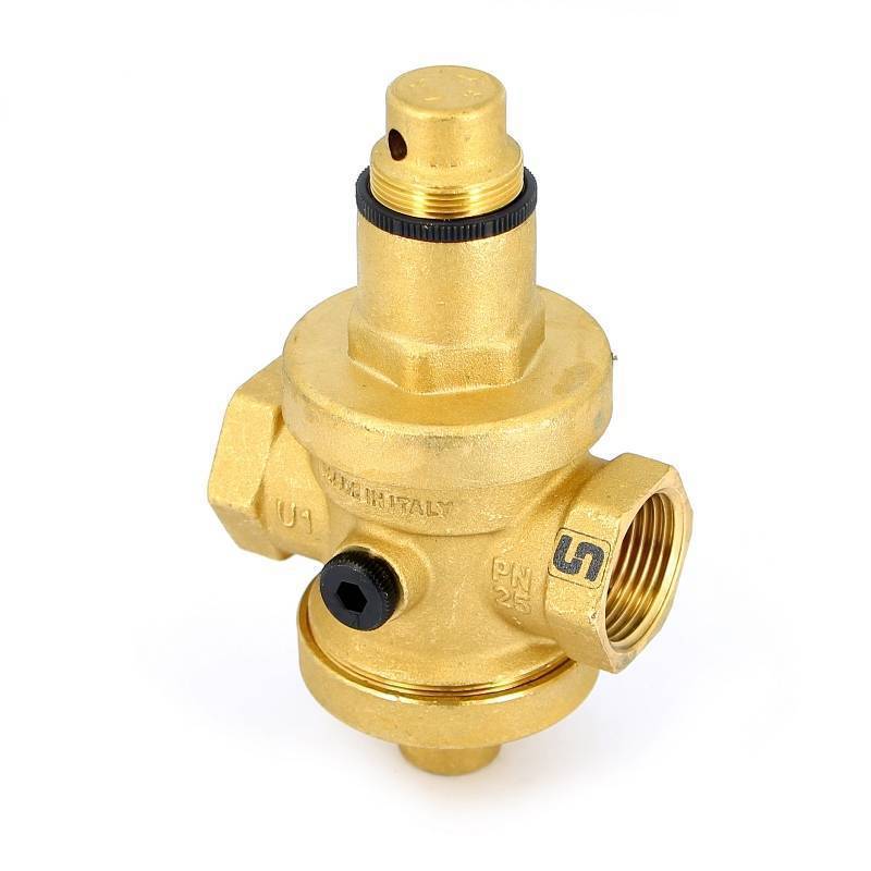 Редуктор давления UNI-FITT ВВ 1 латунный под аксиальный манометр 204G4140