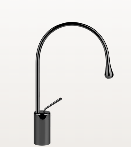 Смеситель для раковины Gessi Goccia на раковину/столешницу цвет Black Metal PVD 33605706