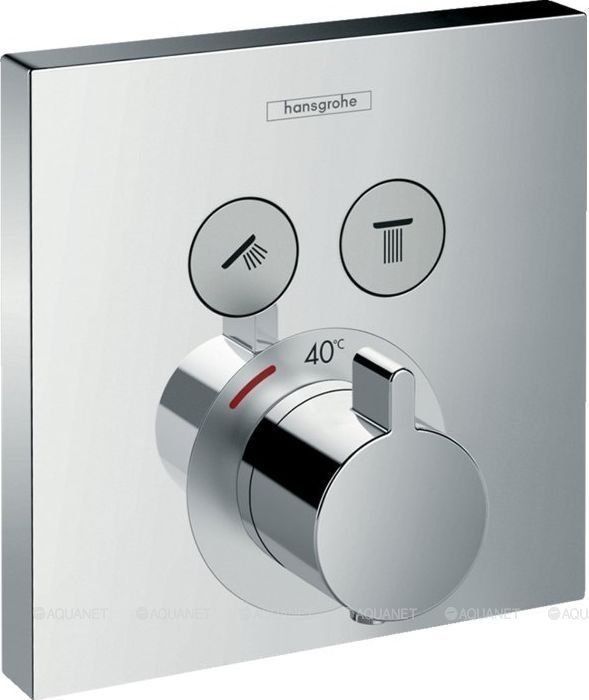 Термостатический смеситель Hansgrohe ShowerSelect для душа скрытого монтажа хром 15763000
