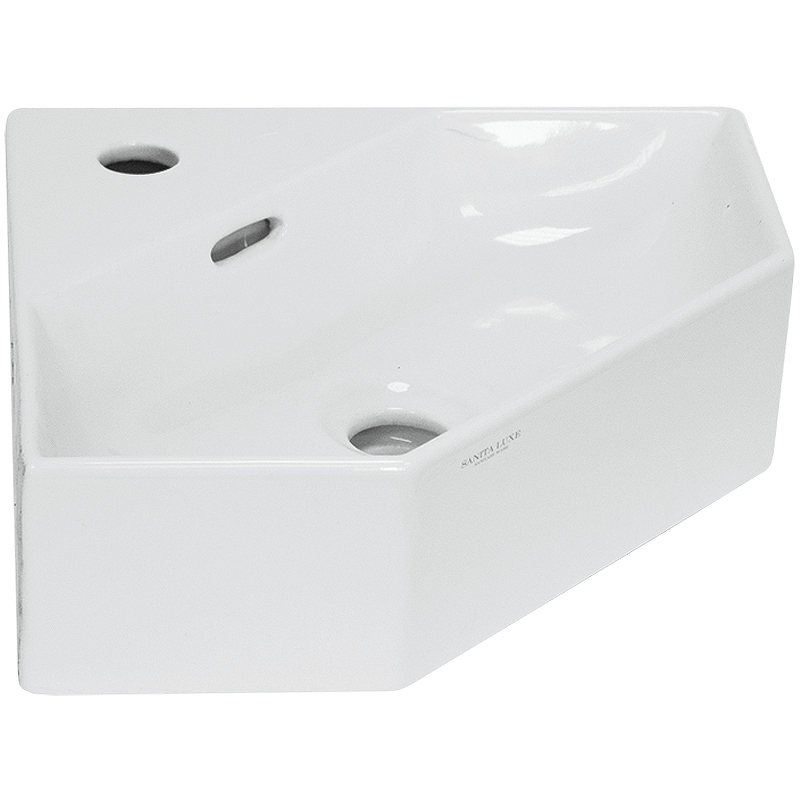 Умывальник угловой Creavit Line 35 белый WB.CR/Line/35-C/WHT.G/S1