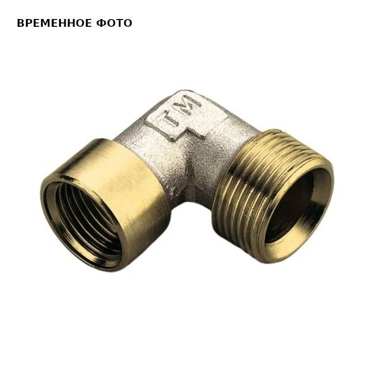 Угольник ВН Tiemme 1/2 x 1/2 конус никелированный 1630029