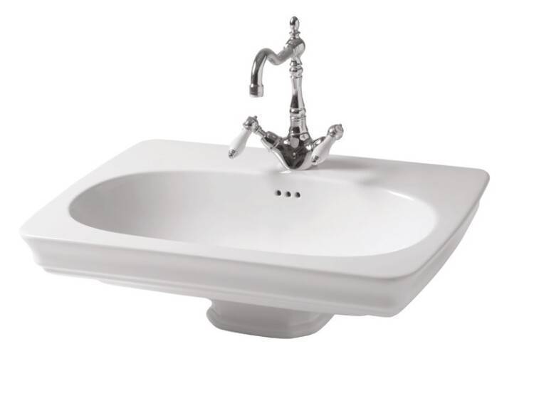 Раковина подвесная Artceram Civitas 680x495x220 мм белый глянцевый CIL001 01 00