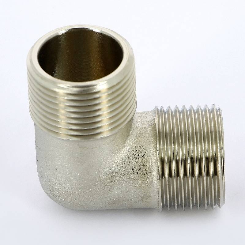 Угольник резьбовой Uni-Fitt 1 Н-Н никелированный 613N4400