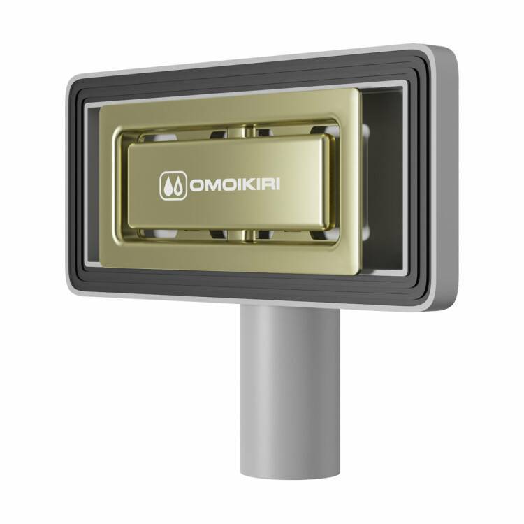 Перелив универсальный Omoikiri нержавеющая сталь светлое золото 4956723