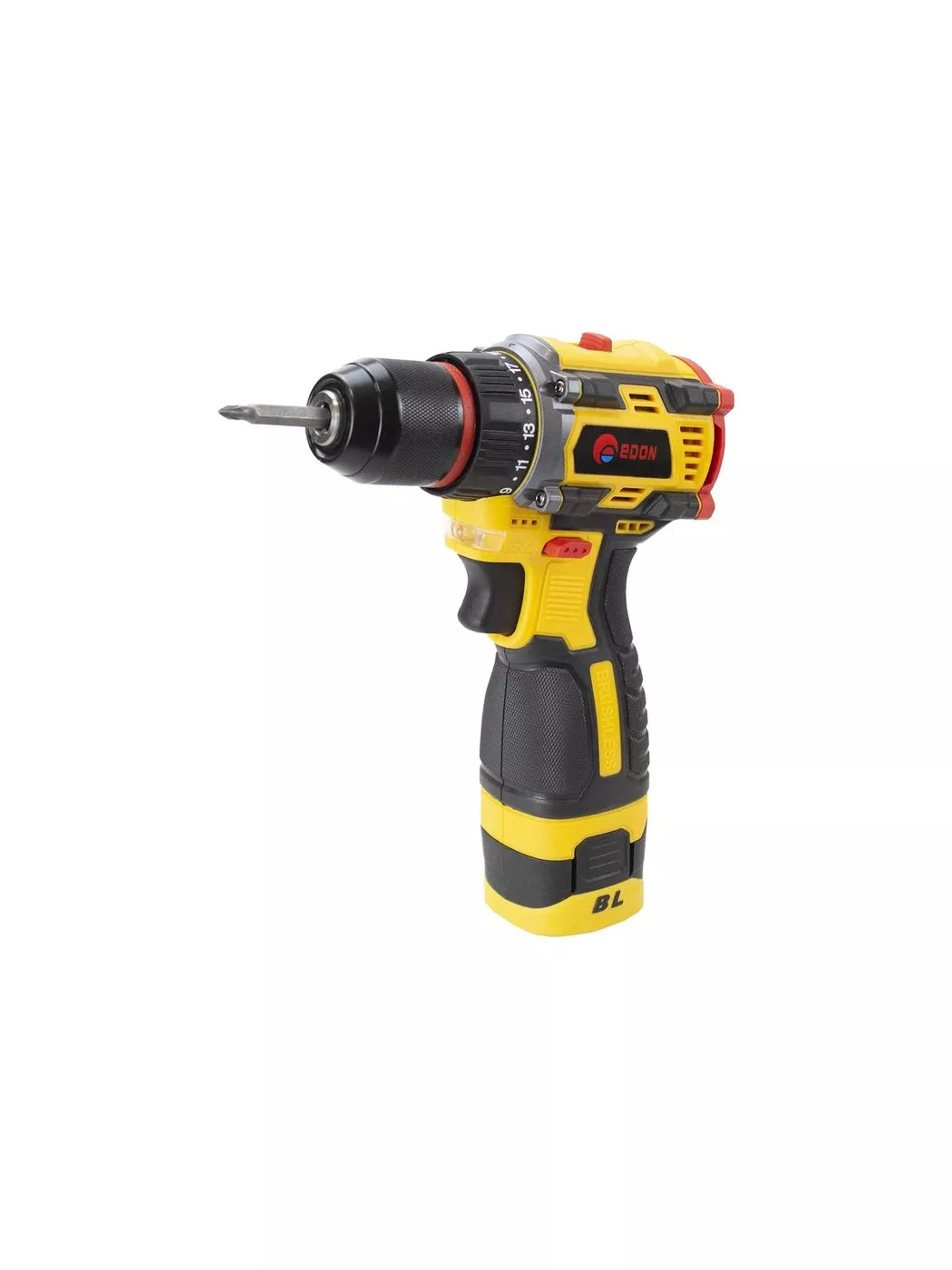 Дрель-шуруповерт аккумуляторная Edon AD-16BL бесщеточная 16 В