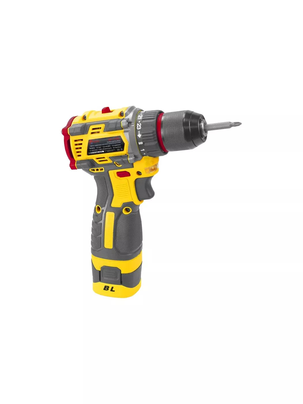 Дрель-шуруповерт аккумуляторная Edon AD-16BL бесщеточная 16 В