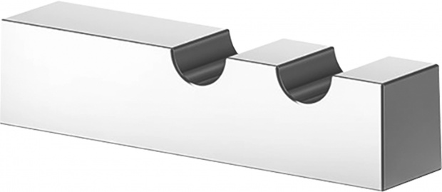 Крючок для полотенца двойной KEUCO EDITION 90 Square хром 19115010000