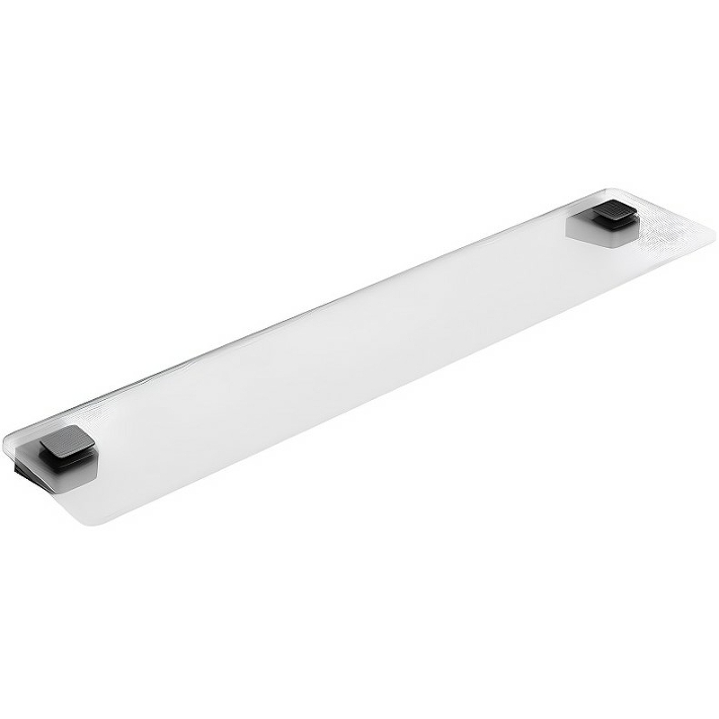 Полка стеклянная RAVAK 10° 64 см черная X07P567