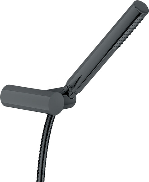 Душевой набор Nobili AD146/26FLP черный глянцевый