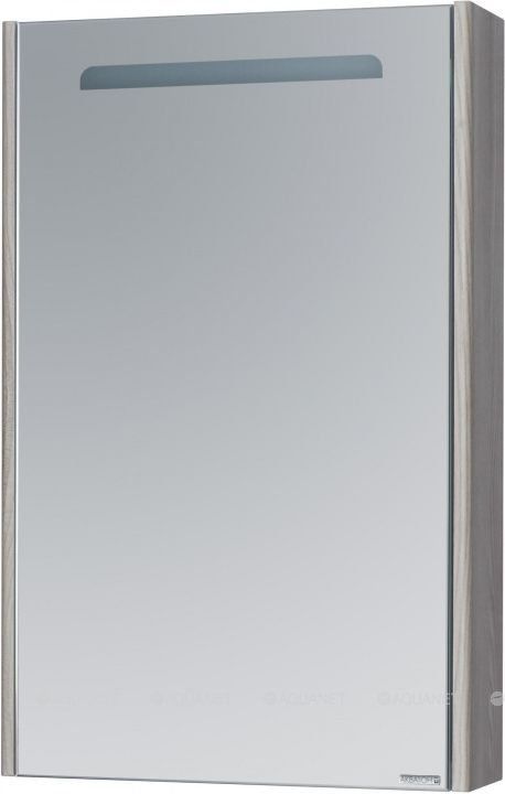 Зеркало-шкаф Aquaton Сильва 50 Дуб Фьорд левый 1A215502SIW6L