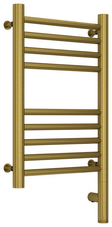 Полотенцесушитель электрический Сунержа Богема 3.0 500x300 мм нижнее справа латунь состаренная 051-5805-5030