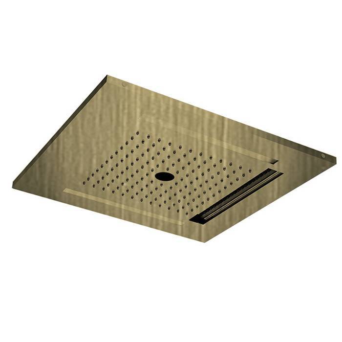 Верхний душ Almar Chromotherapy 496x496 мм High Brass Brushed PVD E044259HB