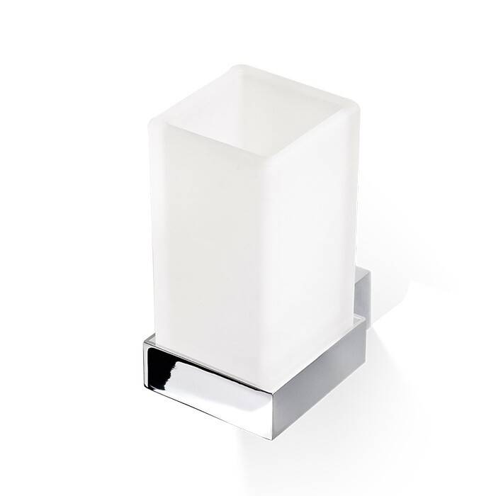 Стакан для зубных щеток Decor Walther CORNER CO WMG 65х95х110 мм хром 0561700