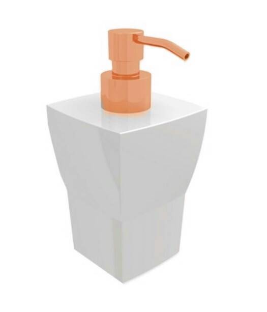 Дозатор для жидкого мыла Bertocci Grace розовое золото 14277285500