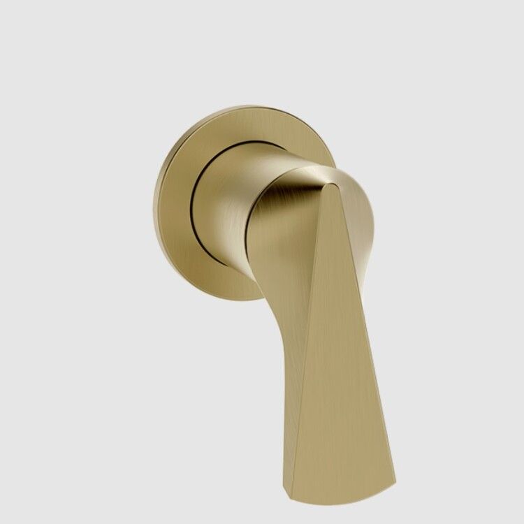 Смеситель для душа Gessi Ventaglio на 1 потребитель настенный Brushed Brass PVD 72061727