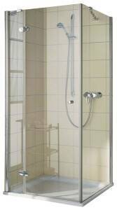 Боковая стенка душевого ограждения Kermi Aska XP 960х1290 мм серебро прозрачное стекло AX TWR 09612 VPK
