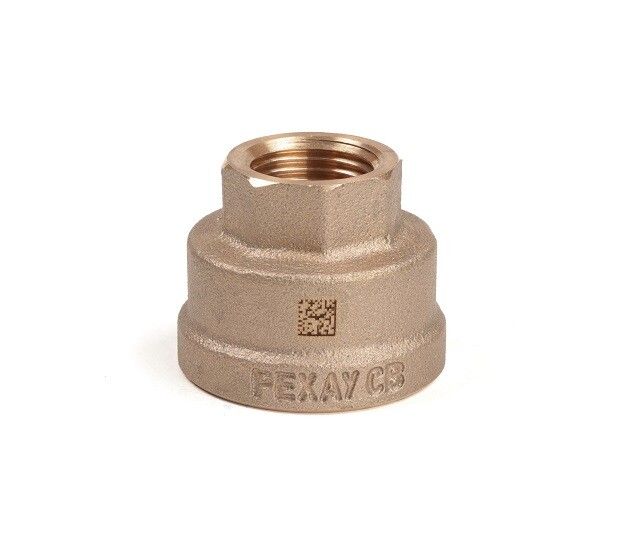 Муфта резьбовая редукционная REHAU AURLINE RX+ 1 x 1/2 ВВ бронза 18722641001