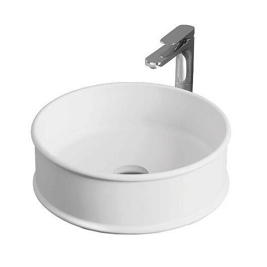 Раковина накладная Artceram Atelier 440х440х150 мм белый глянцевый ATL0010100